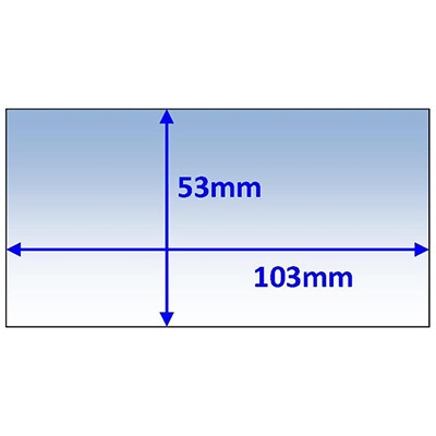 WELDCLASS LENS - CLEAR 103X53MM SUIT S/G 9000X INNER